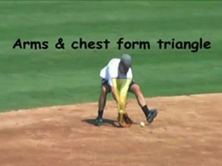 Baseball infield fielding