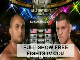 BJ Penn vs Nick Diaz fight video