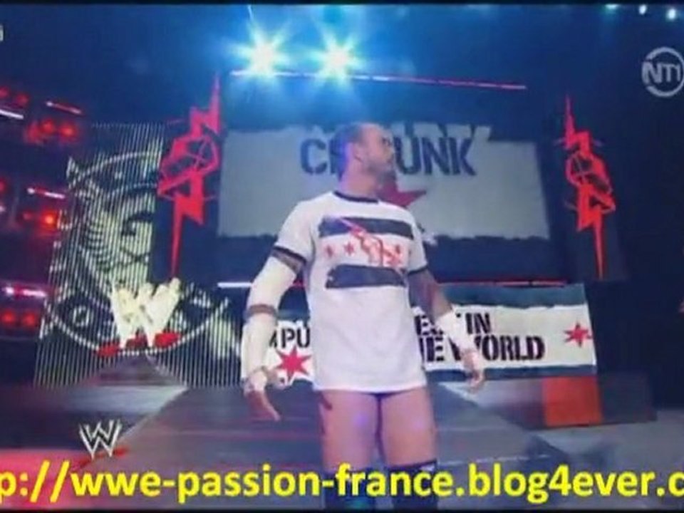 Catch Attack Raw 28/10/11 - CM Punk VS The Miz