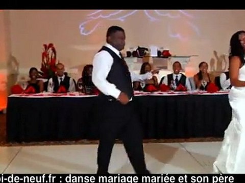 Danse Mariage mariée et père