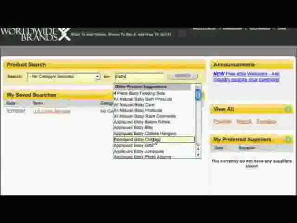 Worldwide Brands Drop Shipping Directory