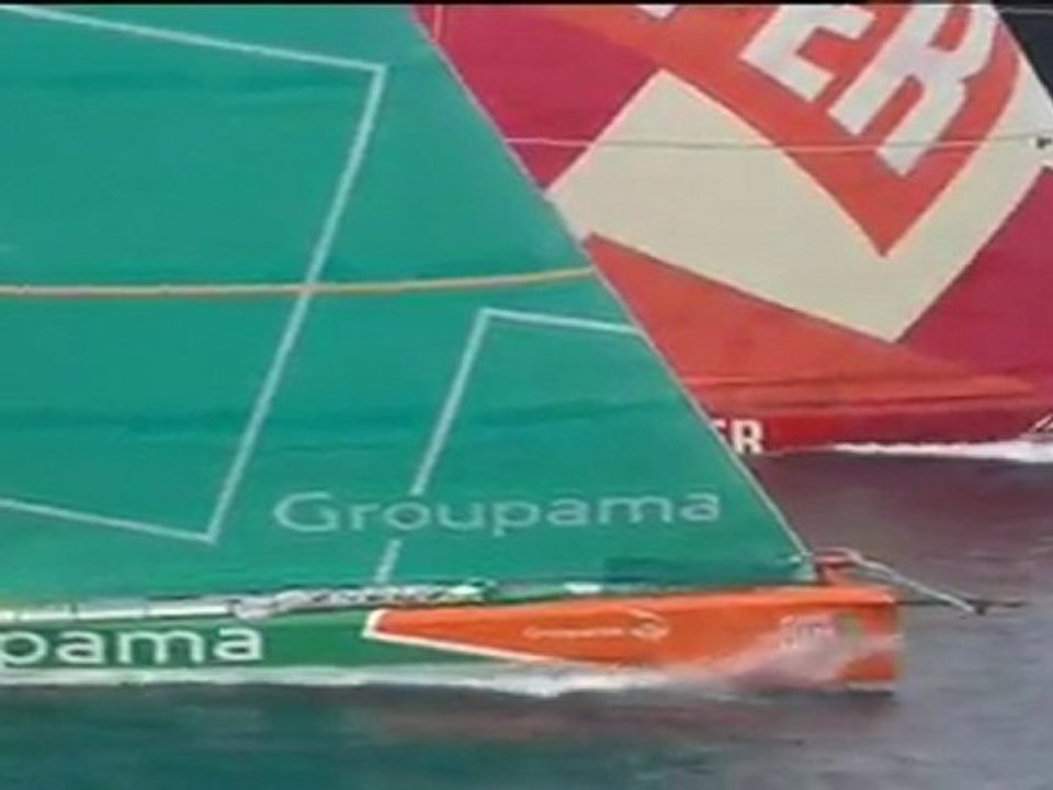 El "Azzam" de Abu Dhabi, primer líder de la Volvo Ocean Race