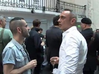 Jean Paul Gaultier Arrivals - Paris Men Spring 2012 | FTV