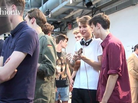 Costume National Backstage - Milan Men Spring 2012 | FTV