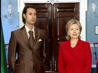 Hilary Clinton reçoit Motassim kadhafi à Washington