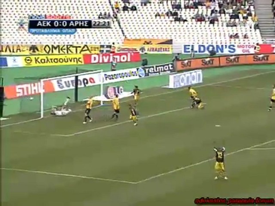 aek ARIS 0-1 Koke goal