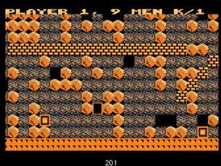 Boulder Dash - Atari 800 Loop 1 Clear - No miss