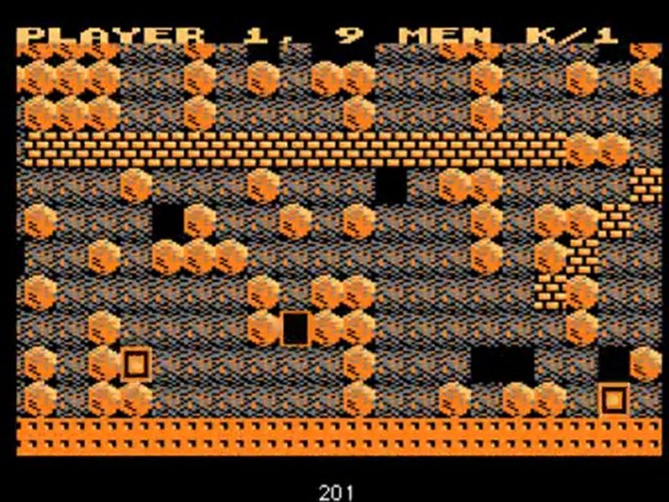 Boulder Dash - Atari 800 Loop 1 Clear - No miss