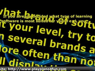 Choosing a Excellent Piano Lesson Software