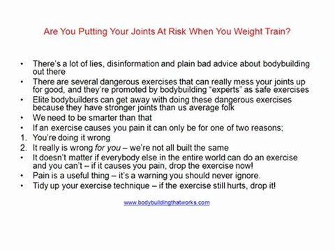 These exercises can damage your joints!