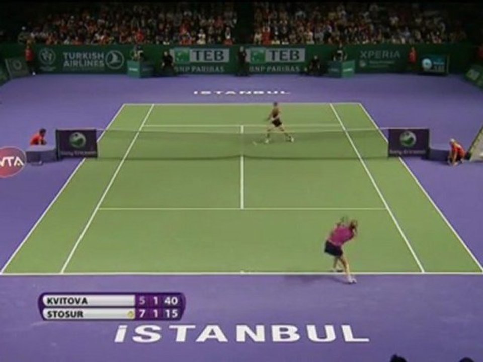 Istanbul - Kvitova auf der Überholspur