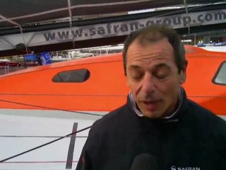 Transat Jacques Vabre : Prologue: réaction de Marc Guillemot.