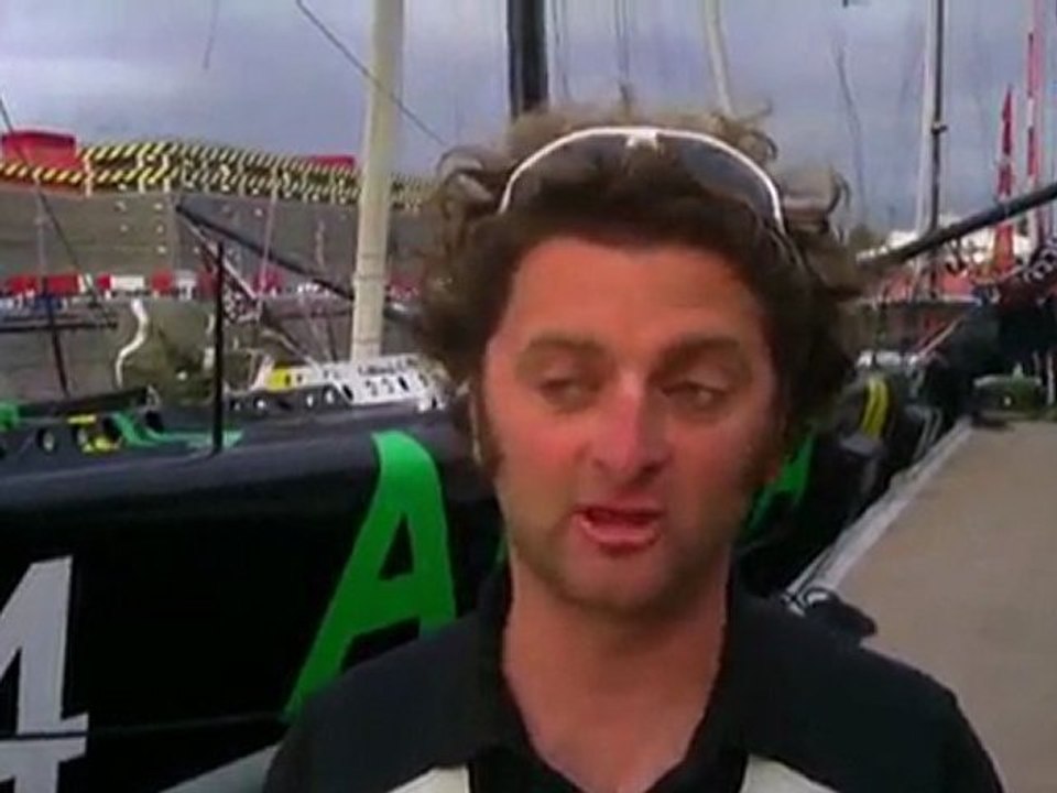 Transat Jacques Vabre : Prologue: réaction d'Arnaud Boissières.