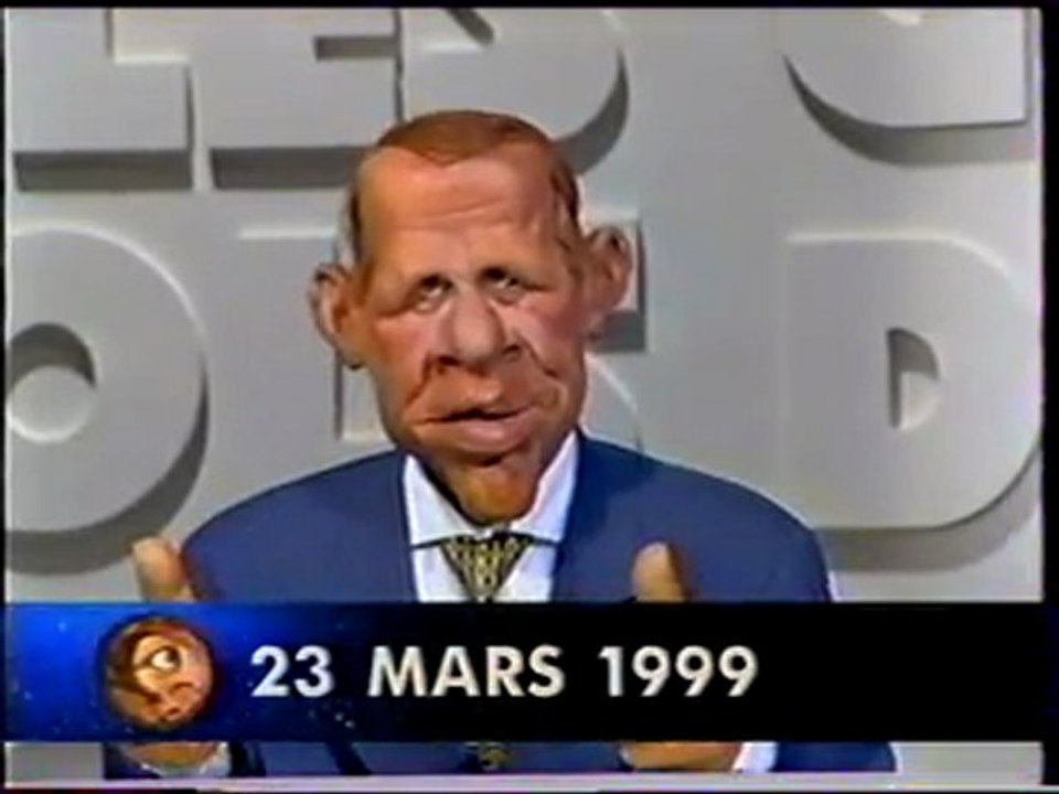 Extrait De l'emission LES GUIGNOLS DE L'INFO Mars 1999 Canal+