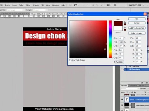 Create your own 3d ebook cover + psd
