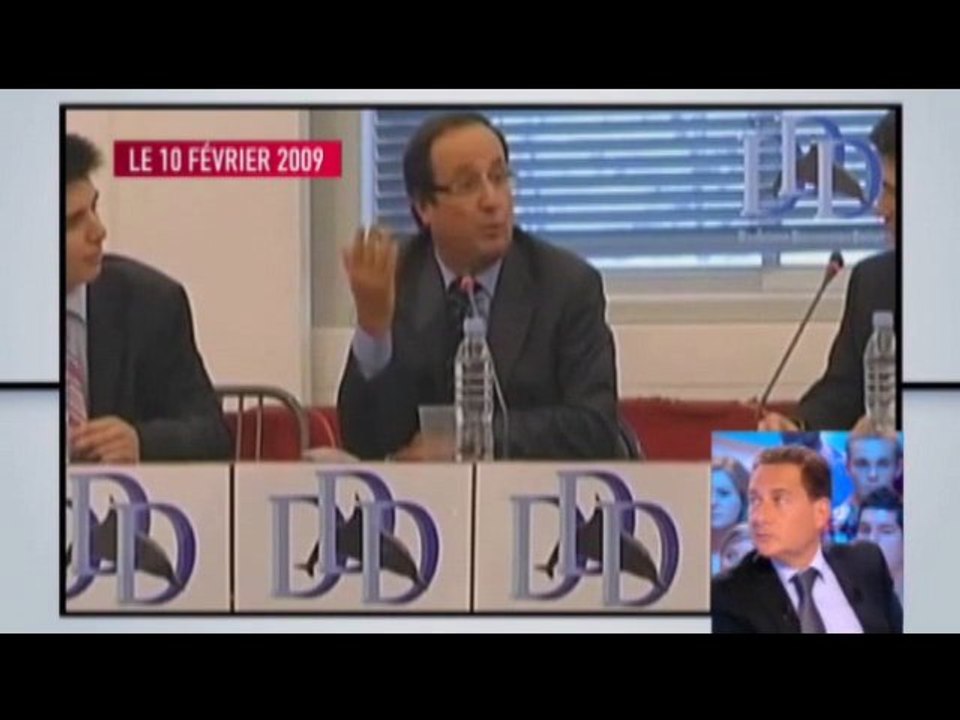 Un extrait du débat de DDD avec Hollande repris au Grand Journal