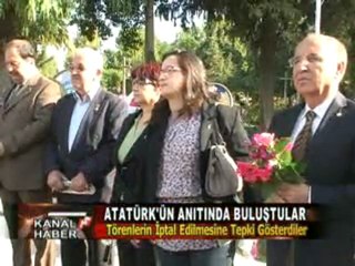 Cumhuriyet Bayramı Anıt Önü Tören...KANALF