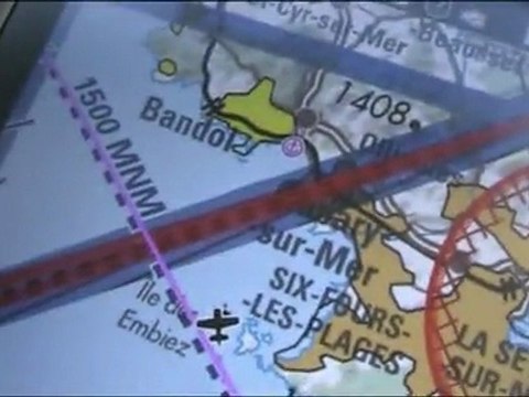 IPAD2 en vol - Cannes / Avignon en PA28