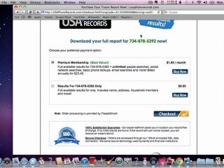 Phone Number Lookups Using USAPhoneRecords.com