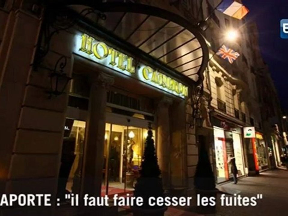 Carlton : "il faut faire cesser les fuites"