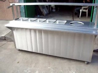 muebles en acero inoxidable