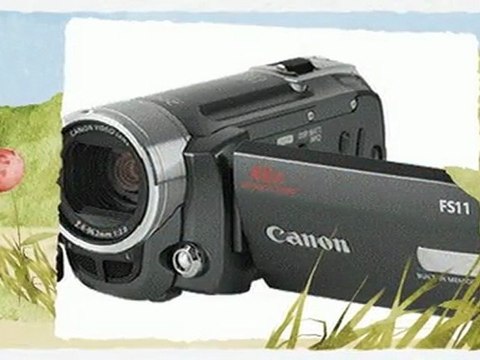 Canon FS11 Flash Memory Camcorder + 16GB Internal Flash ...