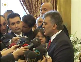 Cumhuriyetin kuruluşunun 88. yıl dönümü nedeniyle TBBM'deki Kabulün ardından açıklama yaptı