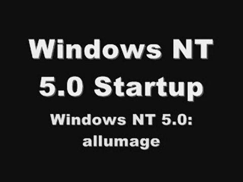 Windows NT 4.0 and 5.0 Startup and Shutdown sounds
