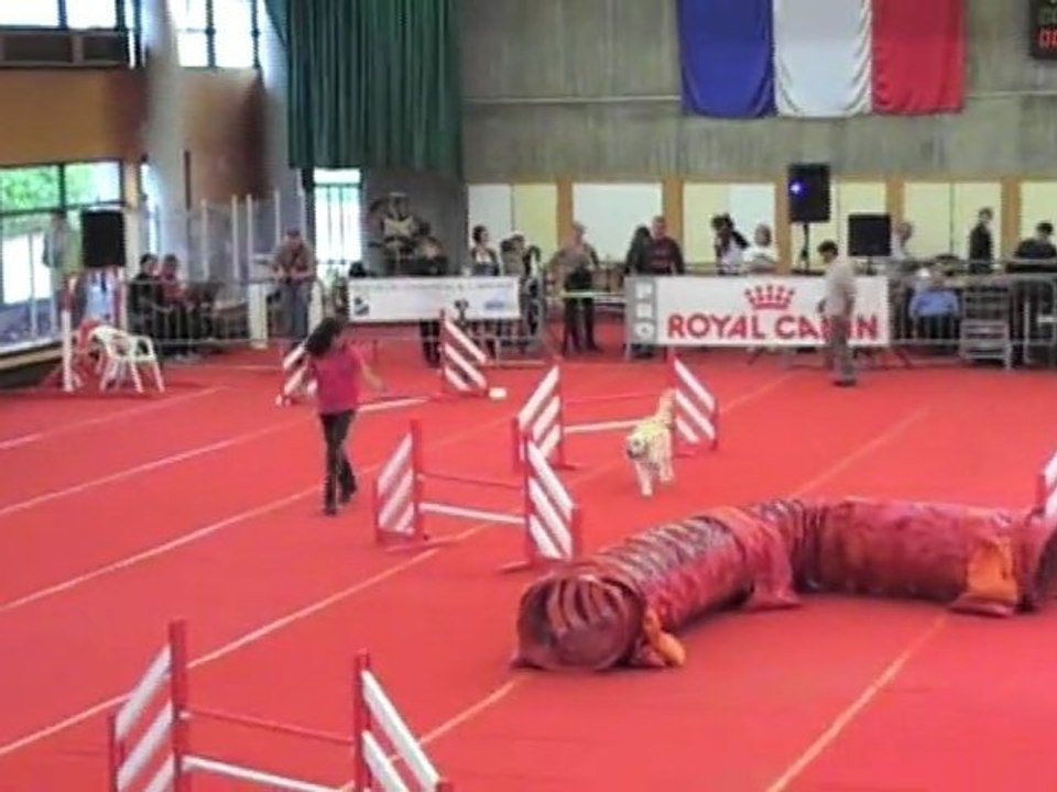 SARAH 2EME MANCHE CHAMPIONNAT FRANCE JUNIOR AGILITY