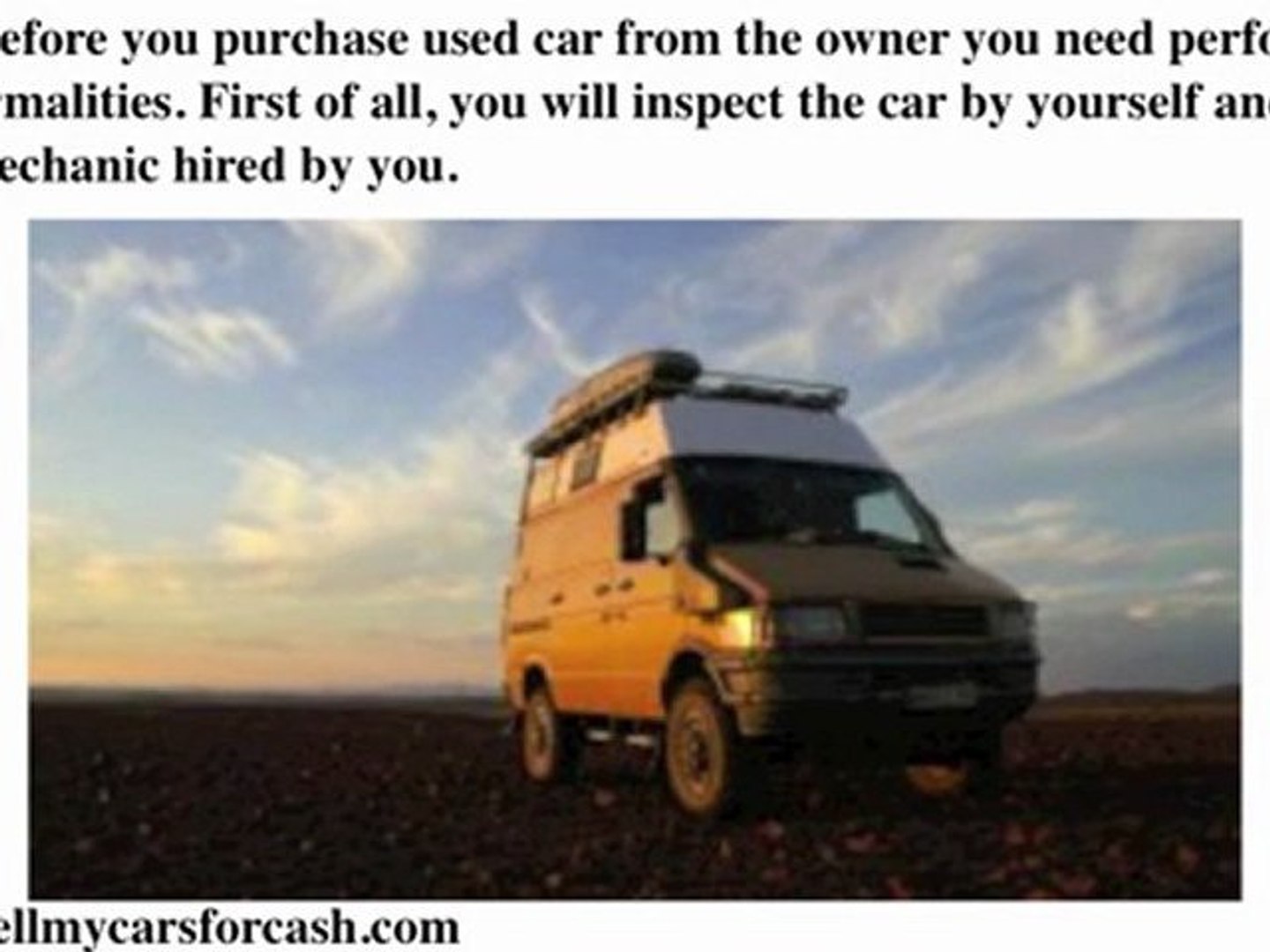 Used Cars by Owner | Steps to Purchase Used Cars by Owners