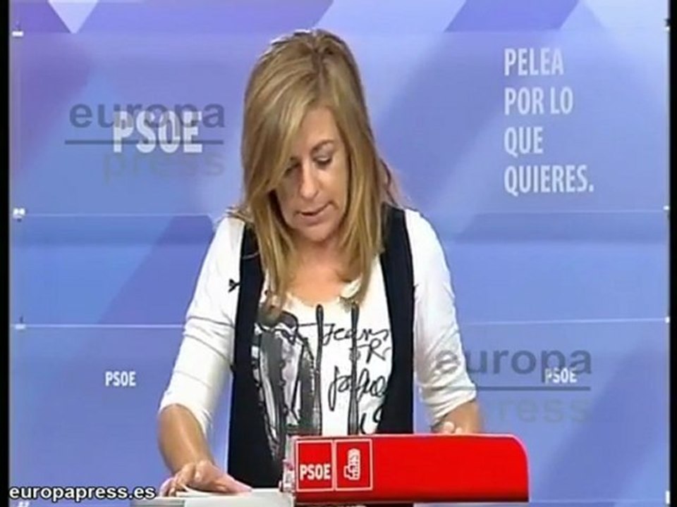 Valenciano: "Rajoy no propone medidas contra el paro"