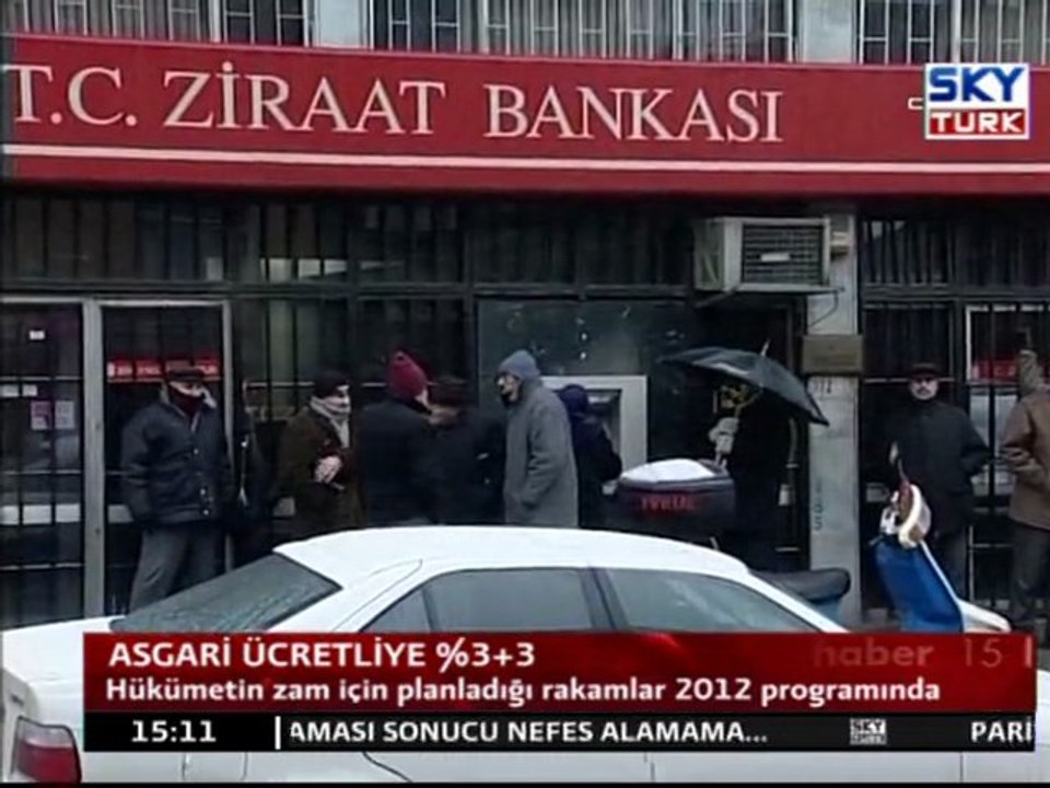 Asgari Ücretliye %3+3 Zam