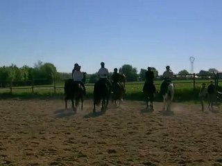 Bajutsu Spécial Police - Dispersion avec cavaliers alignés- Exercices