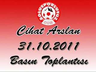 Cihat Arslan Basın Toplantısı 31.10.2011