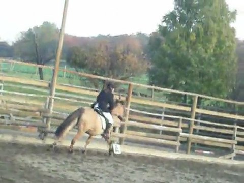 Mauglia et Caroline - Reprise de dressage Galop 5.