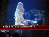 Celebs at F1 after party for Lady Gaga