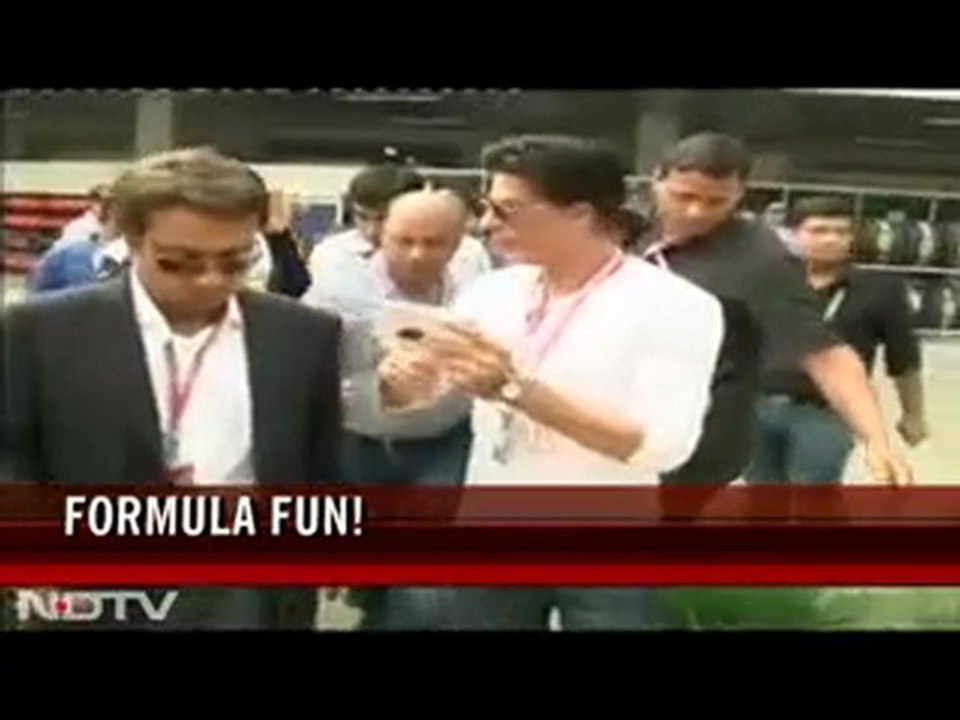 SRK's Formula One fun