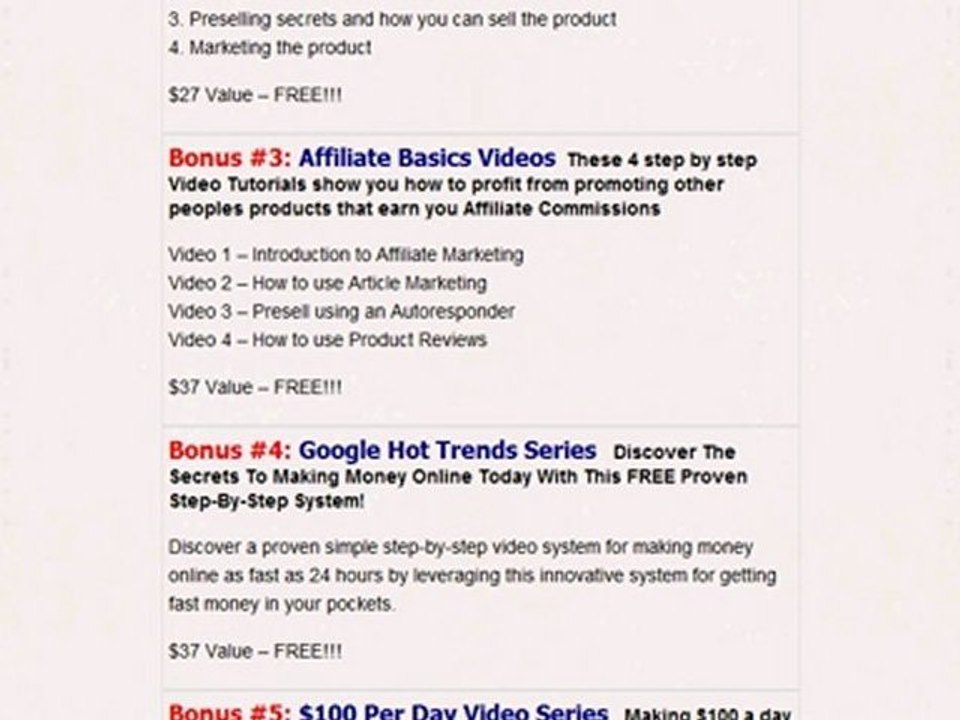 Affiliate Cash Snipers Review : News + INFO