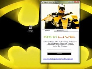 Get Free Batman Arkham City Sinestro Corps Skin DLC