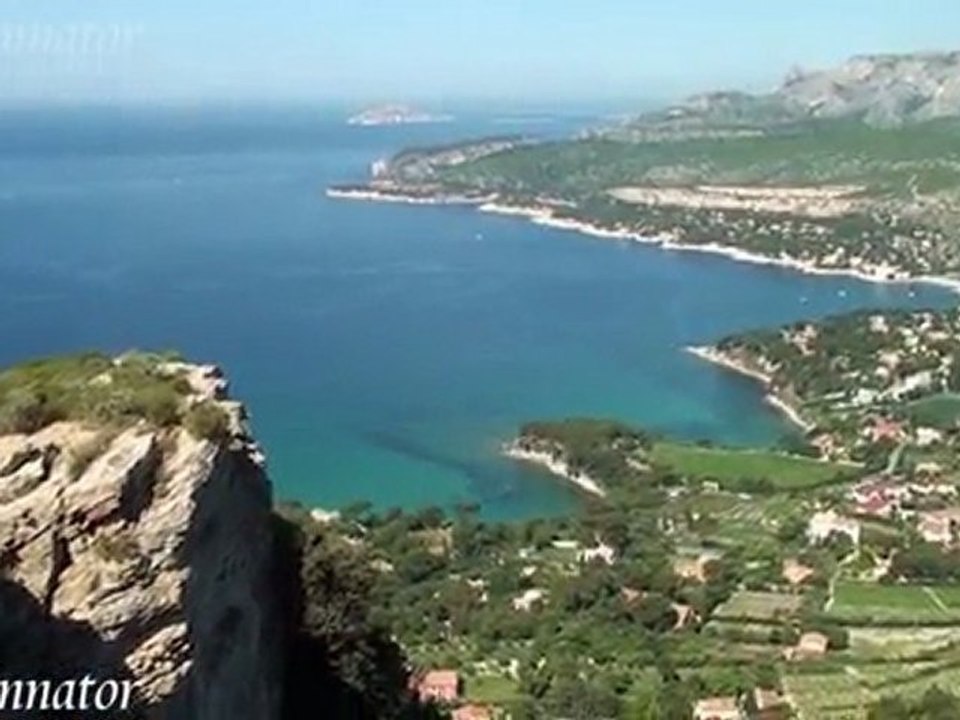 Cassis vue du Cap Canaille (et du Mont de la Saoupe)
