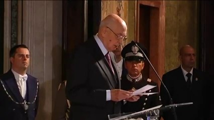 Napolitano - Serve maggiore cultura istituzionale