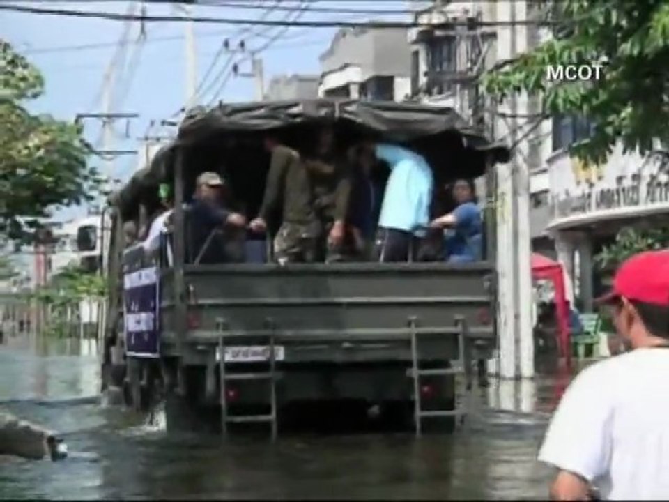 Inundaciones y mareas altas en Tailandia