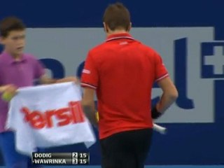 SET1 Dodig vs Wawrinka R1 BASEL 2011