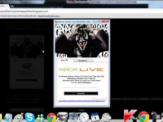 Batman Arkham City Online Pass Code Free - Xbox 360 PS3