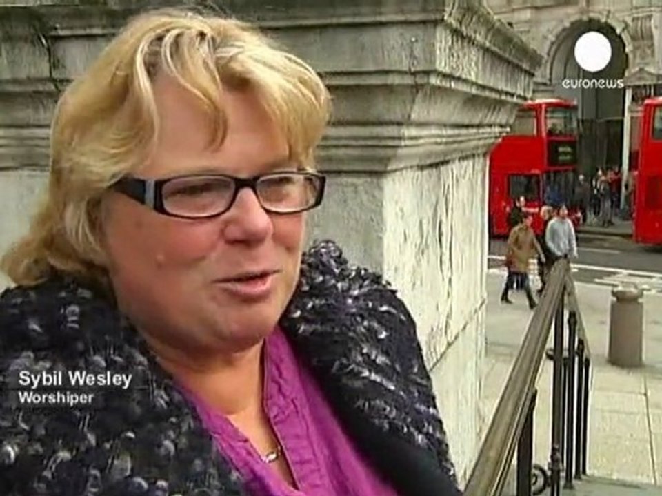 London protests prick Anglican conscience