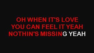 Van Halen - When It's Love. - Karaoke - 123video