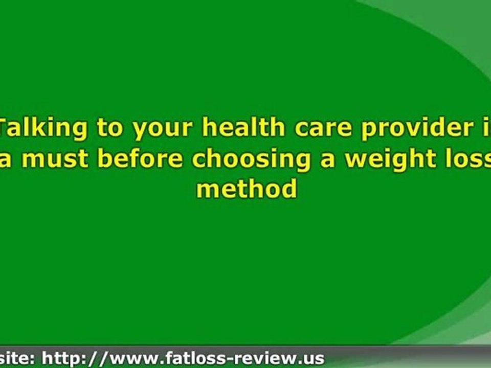 Quick Fat Loss Review - What Methods to Choose?