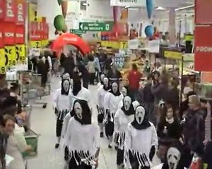 Flash mob Carrefour Montluçon