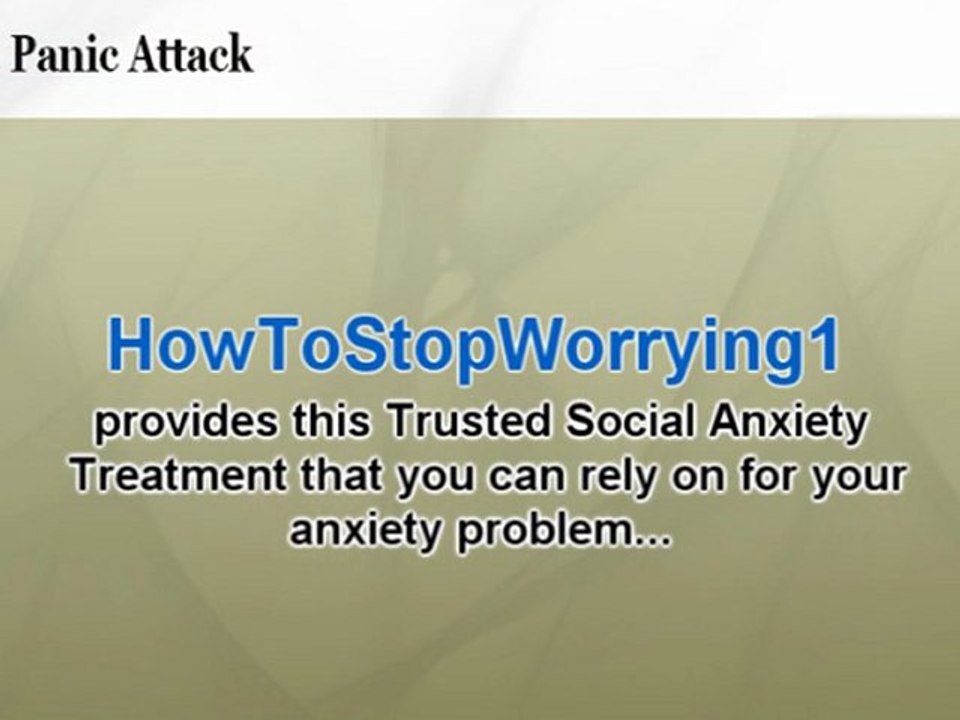 Trusted Social Anxiety Treatment