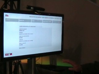 Kyo, la nouvelle borne à interface gestuelle de la SNCF